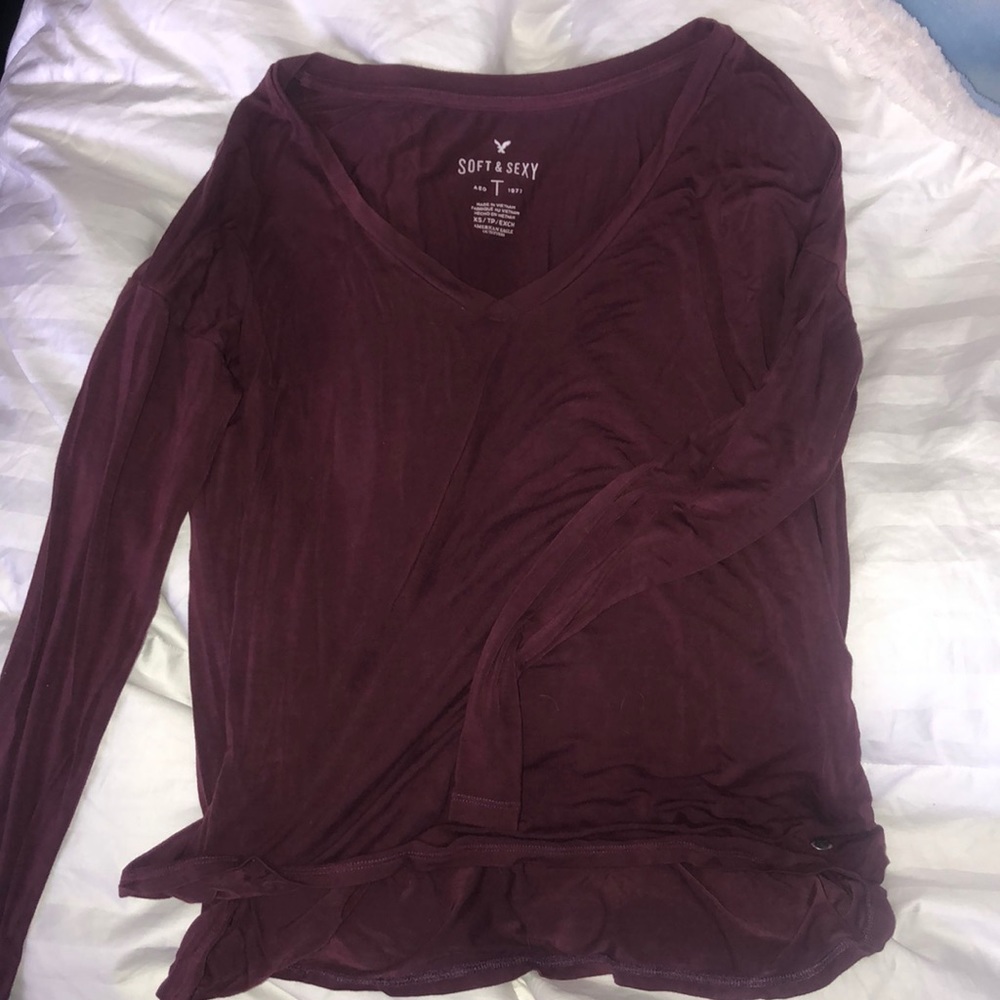 long sleeve american eagle shirt